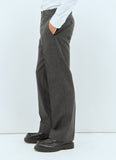 Miu Miu Men Marled Wool Pants