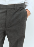 Miu Miu Men Marled Wool Pants