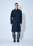 Miu Miu Men Single-Breasted Mohair Coat