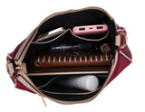 MKF Collection Freya Women Crossbody Bag and Pouch by Mia K