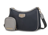 MKF Collection Freya Women Crossbody Bag and Pouch by Mia K