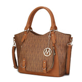 MKF Collection Fula Signature Satchel Bag by Mia Made of high-quality vegan leather
