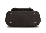 MKF Collection Fula Signature Satchel Bag by Mia Made of high-quality vegan leather