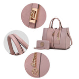 MKF Collection Yola Satchel Bag with Wallet Vegan Leather Women by Mia K