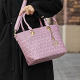 MKF Collection Yonah Tote Signature Printed Vegan Leather by Mia K