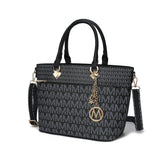 MKF Collection Yonah Tote Signature Printed Vegan Leather by Mia K
