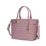 MKF Collection Yonah Tote Signature Printed Vegan Leather by Mia K