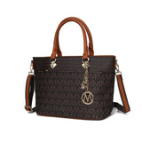 MKF Collection Yonah Tote Signature Printed Vegan Leather by Mia K