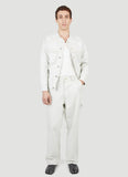 Maison Margiela Men Collarless Denim Jacket
