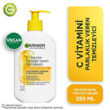 Garnier Vitamin C Brightening Facial Cleanser - 8.45 fl oz, Vegan & Sulfate-Free, Moisturizing & Brightening for Dull Skin
