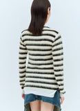 Marni Women Striped Wool-Mohair Sweater