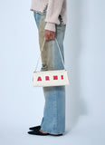 Marni Women Leather Baguette Musuem Shoulder Bag