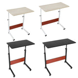 Mobile Laptop Desk Height Adjustable Rolling Wheels