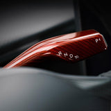 TESERY Model 3 / Y Turn Signal Stalk Cover - Dry Carbon Fiber Interior Mods