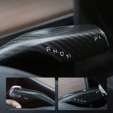 TESERY Model 3 / Y Turn Signal Stalk Cover - Dry Carbon Fiber Interior Mods