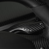 TESERY Model 3 / Y Turn Signal Stalk Cover - Dry Carbon Fiber Interior Mods