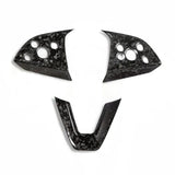 Model 3 / Y Steering Wheel Middle Trim Cover - Carbon Fiber Interior Mods