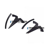 Model 3 / Y T Logo Overlay Front & Rear - Real Carbon Fiber Exterior