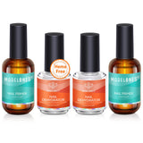 modelones Gel Top Coat, 15 ml 2025 Upgrade Super Shiny Base and Top Coat Set, Soak Off Nail Lamp Acid Free No Wipe Clear Base Top Gel Nail Polish