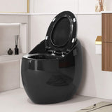 Nuvia Modern 1.28 GPF Single Flush 1-Piece Ceramic Egg-Shaped Toilet (SAK93341)