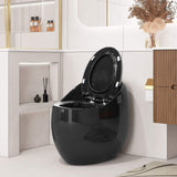 Nuvia Modern 1.28 GPF Single Flush 1-Piece Ceramic Egg-Shaped Toilet (SAK93341)