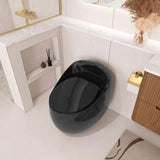 Nuvia Modern 1.28 GPF Single Flush 1-Piece Ceramic Egg-Shaped Toilet (SAK93341)