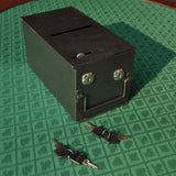 Modern 96" Wooden Poker Table With U Shape Legs, Drop Box And Chips Tray (SAK83109)