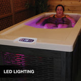 CSC 1000 Premium Cold Plunge Spa Tub With Built-In Ozone And Multi-Coloured Exterior Lighting (SAK37605)