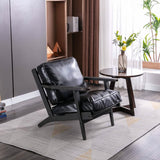 Modern Faux Leather Accent Chair