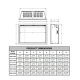 Modern Flames Orion Traditional 36" Heliovision Electric Fireplace [OR36-TRAD] (SAK91024)