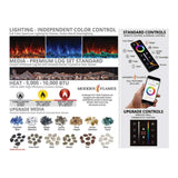 Modern Flames Landscape Pro Multi 120-Inch Linear Multi-Sided Electric Fireplace [LPM-12016V2] (SAK32876)