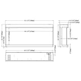 Modern Flames Orion Multi 52" Heliovision Multi-View Electric Fireplace [OR52-MULTI] (SAK92056)