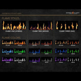 Modern Flames Orion Slim 60" Heliovision Single-Sided Electric Fireplace [OR60-SLIM] (SAK73157)