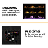 Modern Flames Orion Slim 100-Inch Heliovision Single-Sided Fireplace [OR100-SLIM] (SAK95432)