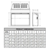 Modern Flames Orion Traditional 42-Inch Heliovision Electric Fireplace [OR42-TRAD] (SAK83765)