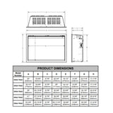 Modern Flames Orion Traditional 54-Inch Heliovision Electric Fireplace [OR54-TRAD] (SAK74620)