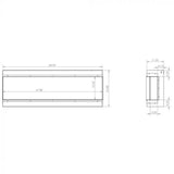 Modern Flames Redstone 36-Inch Built-In Traditional Electric Fireplace [RS-3626] (SAK36514)