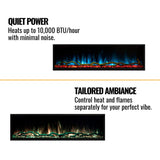 Modern Flames Landscape Pro Multi 56-Inch Linear Multi-Sided Electric Fireplace With Hybrid Flame Technology [LPM-5616V2] (SAK67390)
