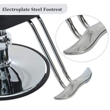 Modern Reclining Barber Chair With Adjustable Headrest And Hydraulic Pump (SAK62751)