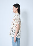 Moncler Women Short Sleeve Button-Down Shirt