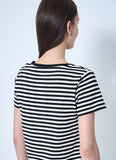 Moncler Women Striped Logo Motif T-Shirt