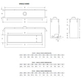 Montigo Distinction 48-Inch Single Sided Linear Direct Vent Natural Gas Fireplace [D4815NI-2] (SAK48267)