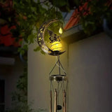Moon Fairy Solar Wind Chimes Outdoor