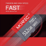 Moric 512GB Micro SD Card Fast Speed MicroSDXC UHS-I Memory Card  (Refurbished)