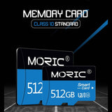 Moric 512GB Micro SD Card with Adapter Class 10 Fast Speed Memory Card  (Refurbished)