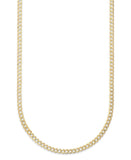 10K Gold Moricci 2MM Italian Cuban Chain Necklace