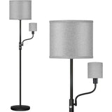 Mother Daughter Floor Lamp with Linen Shade