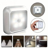 Motion Sensor Night Light, 6 LED Wall Lamp