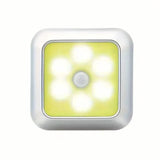 Motion Sensor Night Light, 6 LED Wall Lamp