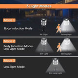 Motion Sensor Solar Powered Outdoor Lights 3 Modes with 43 LED Lamp Beads